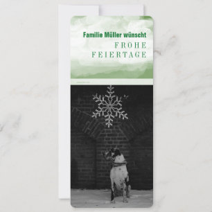 Cartes Pour Fêtes Annuelles Doggen Weihnachtskarten mit vielle Texte