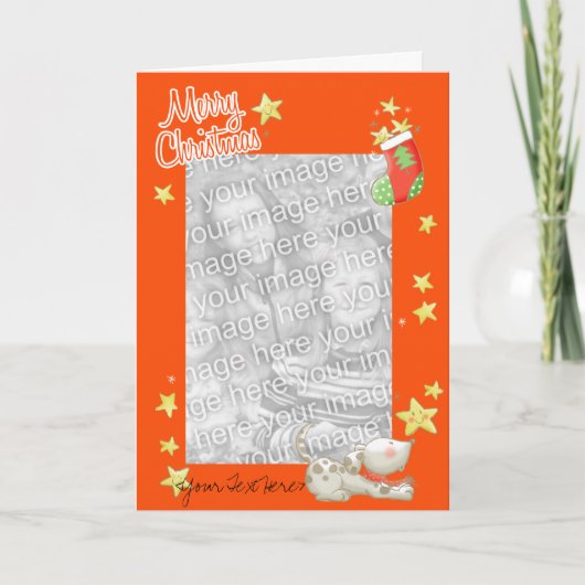 Cartes Pour Fêtes Annuelles doggie (Devant)