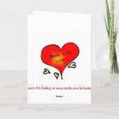 Cartes Pour Fêtes Annuelles Doggie Valentine (Dos)