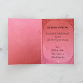 Cartes Pour Fêtes Annuelles Don d'éternité Beau Noël (Intérieur)