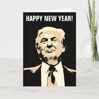 CARTES POUR FÊTES ANNUELLES DONALD TRUMP NEW YEAR GREETING CARD 2026