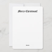 Cartes Pour Fêtes Annuelles donner, donner, aider, répéter (Dos)