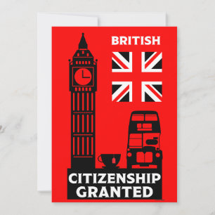 Cartes Pour Fêtes Annuelles Dons de citoyenneté britannique