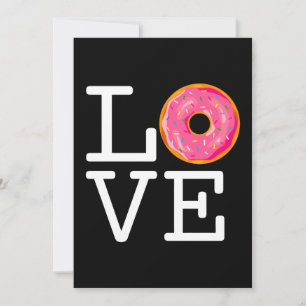 Cartes Pour Fêtes Annuelles Donut Love