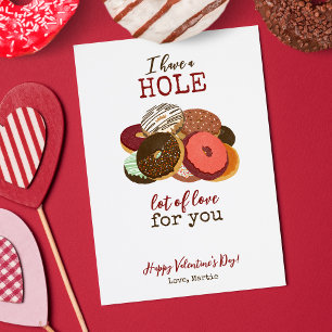 Cartes Pour Fêtes Annuelles Donut Valentine