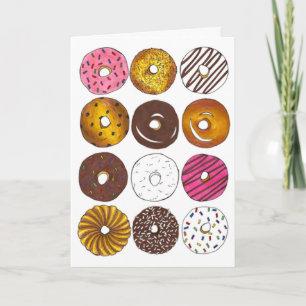 Cartes Pour Fêtes Annuelles Donuts pour vous Saint Valentin Donut Doughnut Foo