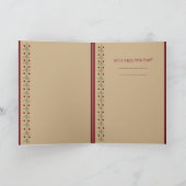 Cartes Pour Fêtes Annuelles Doodle Chiens Chaud et Fuzzy Noël Personnalisé (Intérieur)