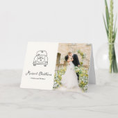 Cartes Pour Fêtes Annuelles Doodle de voiture traînée à la main Moderne Noël m (Devant)