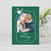 Cartes Pour Fêtes Annuelles Doodle Scribble Noël 4 Photo Main tirée (Debout devant)