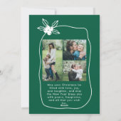 Cartes Pour Fêtes Annuelles Doodle Scribble Noël 4 Photo Main tirée (Dos)