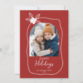 Cartes Pour Fêtes Annuelles Doodle Scribble Noël 4 Photo Main tirée (Devant)