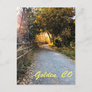 Cartes Pour Fêtes Annuelles D'or. Colorado