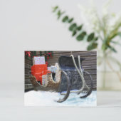 Cartes Pour Fêtes Annuelles Dormez avec les cadeaux de Noël (Debout devant)