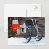 Cartes Pour Fêtes Annuelles Dormez avec les cadeaux de Noël (Devant / Derrière)