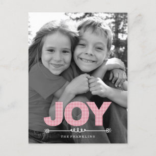 Cartes Pour Fêtes Annuelles DOTS Holiday Photo Cards Postcard