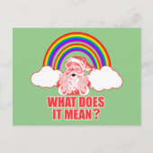 Cartes Pour Fêtes Annuelles Double arc-en-ciel Santa Claus (Devant)