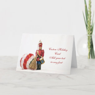 Cartes Pour Fêtes Annuelles Doubles ornements sur le blanc