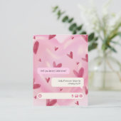 Cartes Pour Fêtes Annuelles Douce Saint-Valentin (Debout devant)