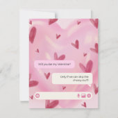 Cartes Pour Fêtes Annuelles Douce Saint-Valentin (Devant)
