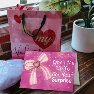 Cartes Pour Fêtes Annuelles Douce Surprise Saint-Valentin