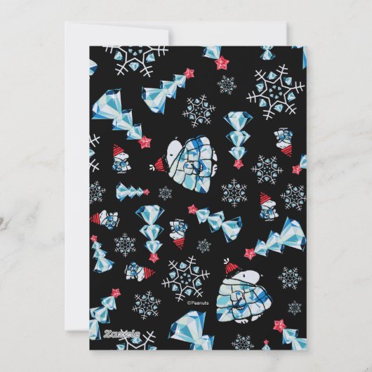 Cartes Pour Fêtes Annuelles Doudoune Peanuts Snoopy Hiver Jack (Dos)