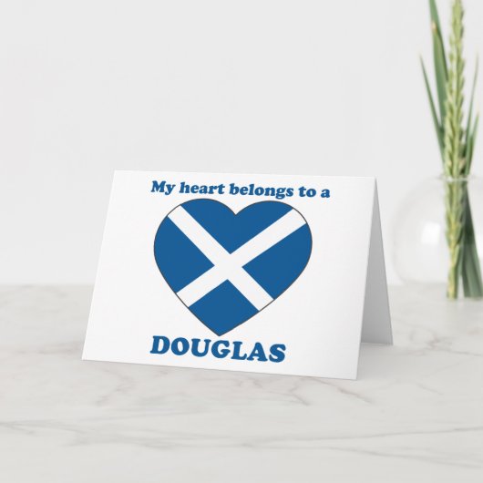 Cartes Pour Fêtes Annuelles Douglas (Devant)