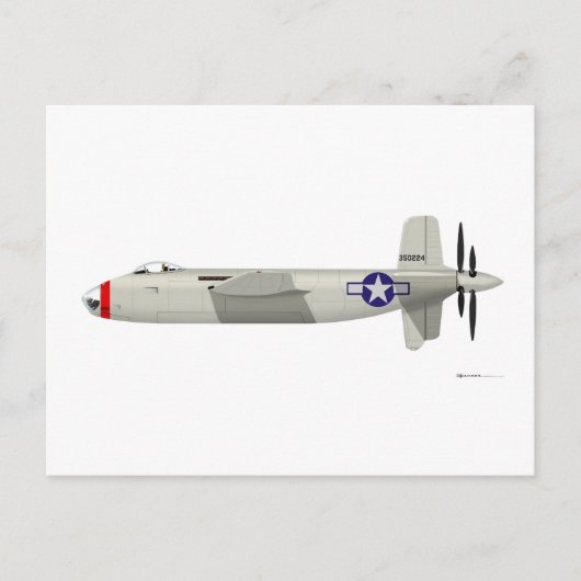 Cartes Pour Fêtes Annuelles Douglas XB-42 Mixmaster (Devant)