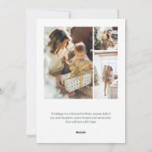 Cartes Pour Fêtes Annuelles Douleur de Noël moche (Dos)