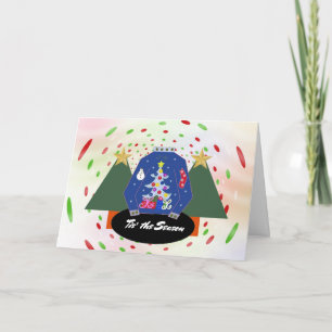 Cartes Pour Fêtes Annuelles Douleur de Noël moche saison Nostalgie