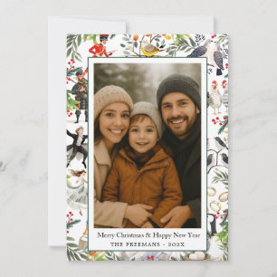 Cartes Pour Fêtes Annuelles Douze Jours de Noël