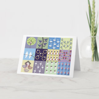 Cartes Pour Fêtes Annuelles Douze jours de Noël