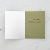 Cartes Pour Fêtes Annuelles DR078 dachshund, Stop by. .. (Intérieur)