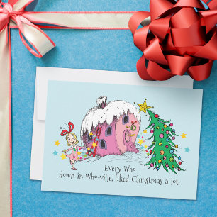 Cartes Pour Fêtes Annuelles Dr. Seuss Chaque habitant de Who-ville aimait No