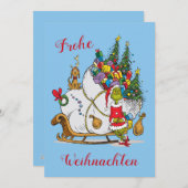 Cartes Pour Fêtes Annuelles Dr. Seuss | Grinch - Joyeux Noël Photo (Devant / Derrière)