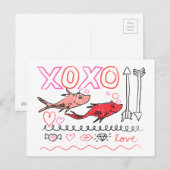Cartes Pour Fêtes Annuelles Dr. Seuss Valentine | Conception XOXO (Devant / Derrière)