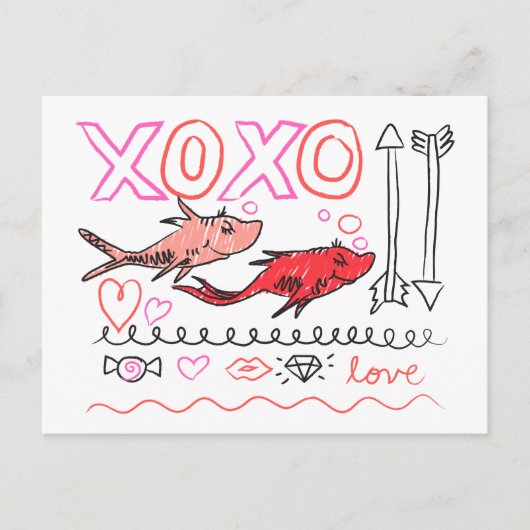 Cartes Pour Fêtes Annuelles Dr. Seuss Valentine | Conception XOXO (Devant)
