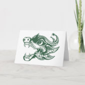 Cartes Pour Fêtes Annuelles dragon (Devant)