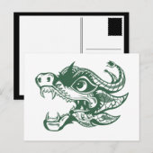 Cartes Pour Fêtes Annuelles dragon (Devant / Derrière)