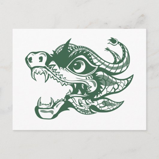 Cartes Pour Fêtes Annuelles dragon (Devant)