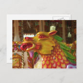 Cartes Pour Fêtes Annuelles Dragon de manège (Devant / Derrière)