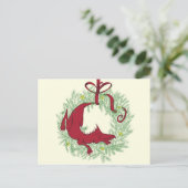 Cartes Pour Fêtes Annuelles Dragon de Noël (Debout devant)