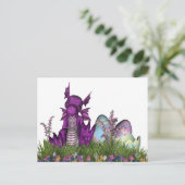 Cartes Pour Fêtes Annuelles Dragon de Pâques surprise (Debout devant)