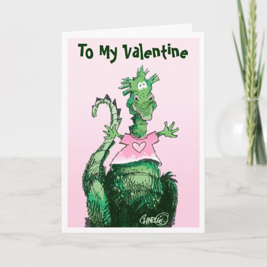 Cartes Pour Fêtes Annuelles Dragon Valentine (Devant)