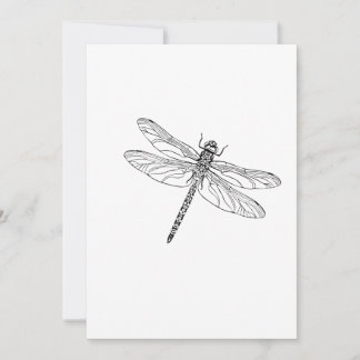 Cartes Pour Fêtes Annuelles Dragonfly simple