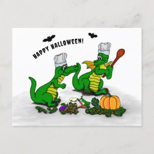 Cartes Pour Fêtes Annuelles Dragons - Joyeux Halloween ! Aujourd'hui je vais c