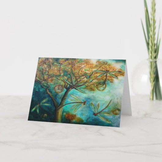 Cartes Pour Fêtes Annuelles Dragulflirtation (Devant)