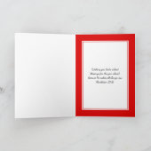 Cartes Pour Fêtes Annuelles DRAPEAU ALLEMAND | Pudding de Noël | Festive (Intérieur)