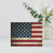 Cartes Pour Fêtes Annuelles Drapeau américain (Debout devant)