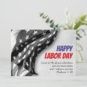 Cartes Pour Fêtes Annuelles Drapeau américain patriotique personnalisé JOURNÉE (Debout devant)