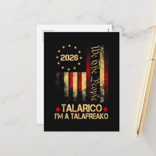 Cartes Pour Fêtes Annuelles Drapeau américain vintage 2026 Supporter politique